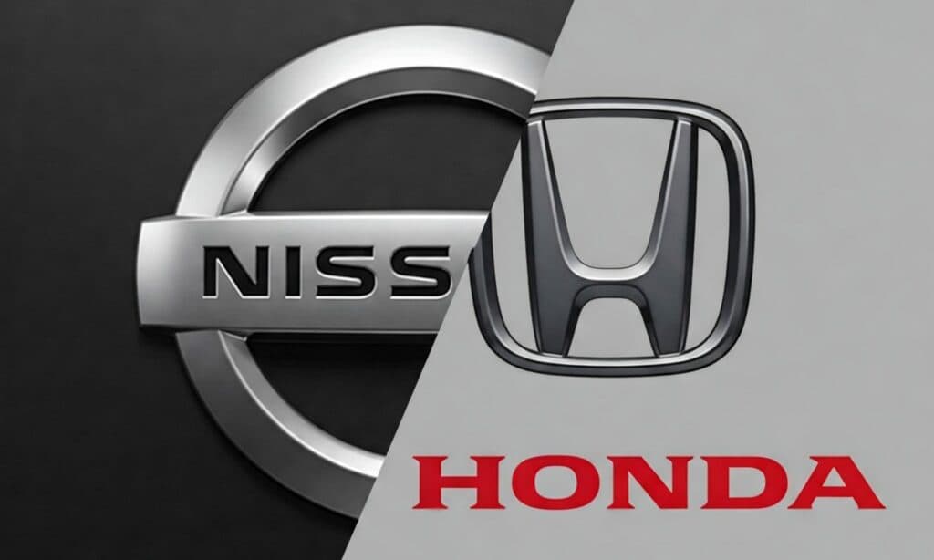 Image of Honda and Nissan logos